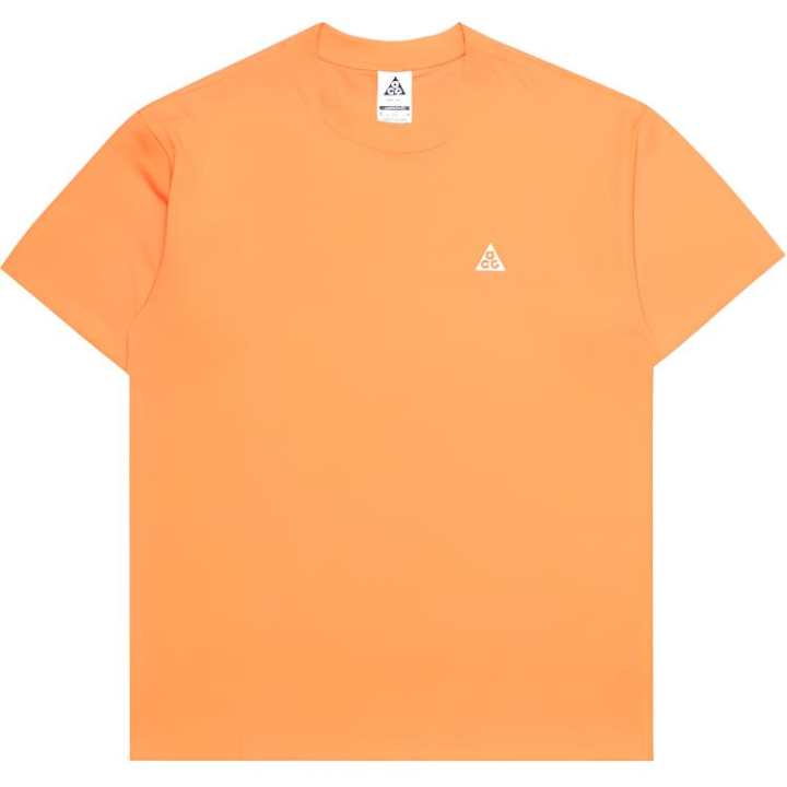 Nike Nike T Shirts Men's Orange Crew Neck Moderate Straight Fit