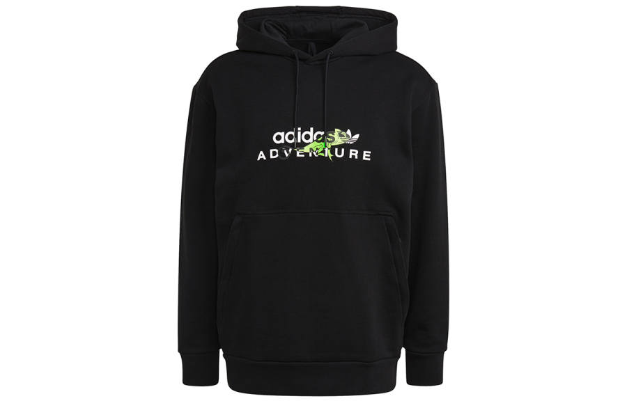 Adidas Originals Sweatshirts Men's Black Hooded Moderate Regular