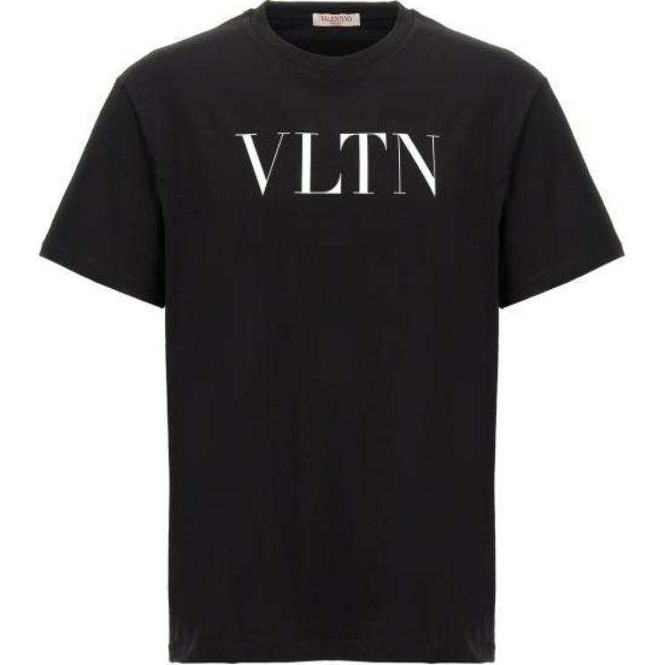Valentino Logo Printed Crewneck T Shirt