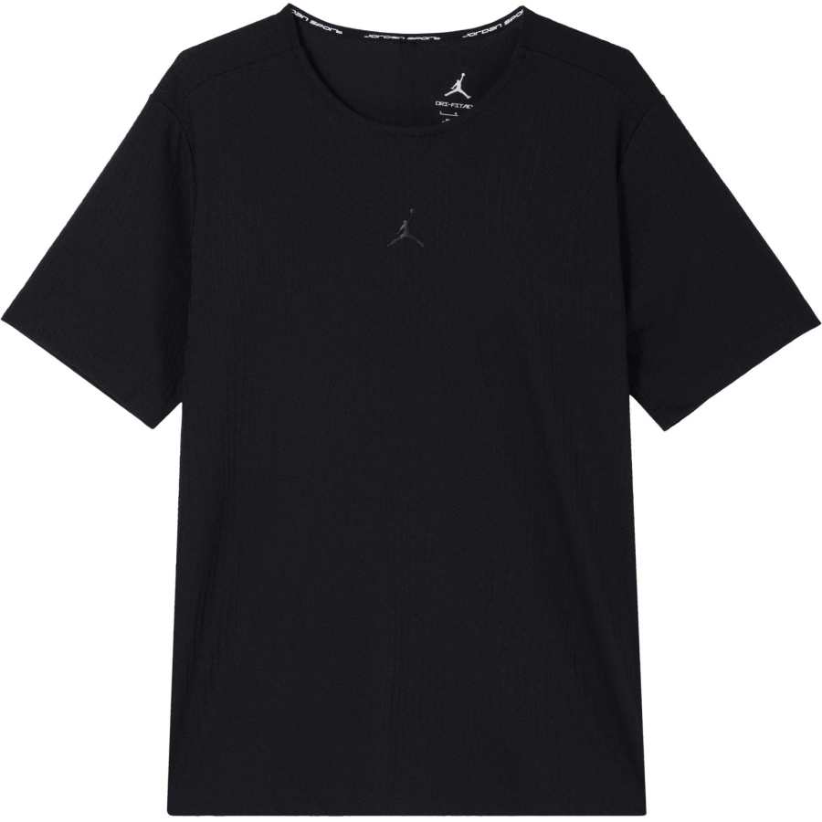 Jordan Jordan T Shirts Men's Black Crew Neck Moderate Straight Fit