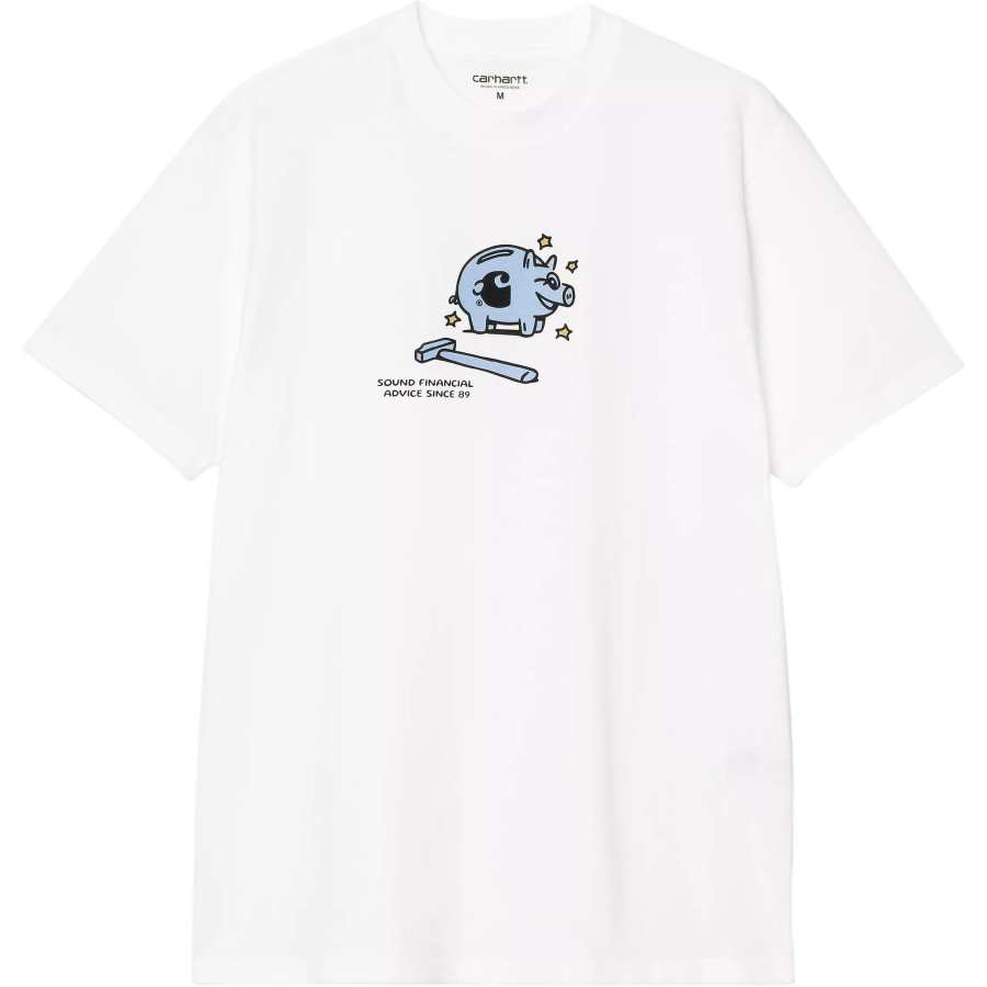 Carhartt WIP T Shirts Men's White Crew Neck