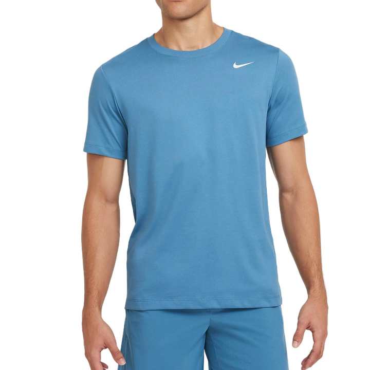 Nike Nike Dri Fit T Shirt Men's Aegean Storm/White
