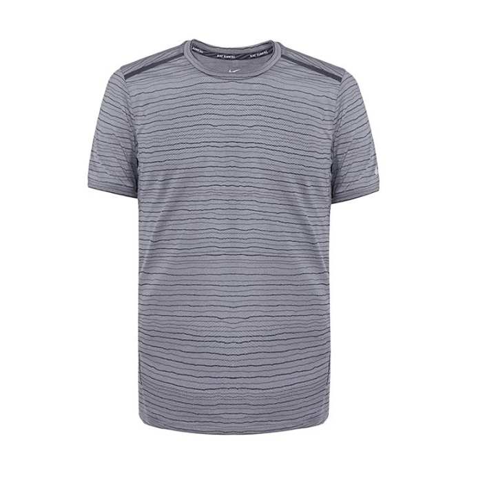 Nike Nike T Shirts Men's Gray Crew Neck Moderate