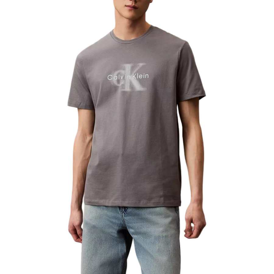 CALVIN KLEIN T Shirt Men's Gray