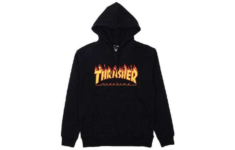 Thrasher Sweatshirts Men's Black Hooded Moderate Other