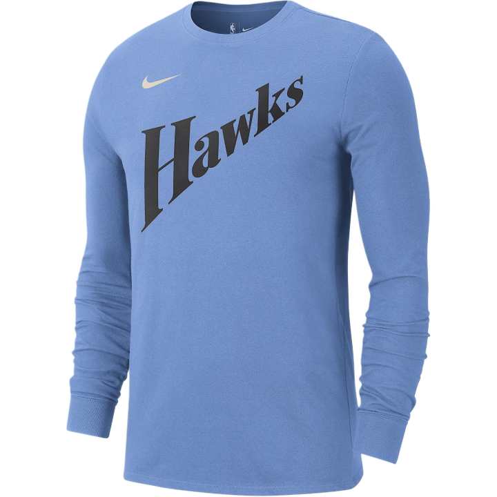 Nike Nike Atlanta Hawks Essential City Edition Men's Nike Nba Long Sleeve T Shirt