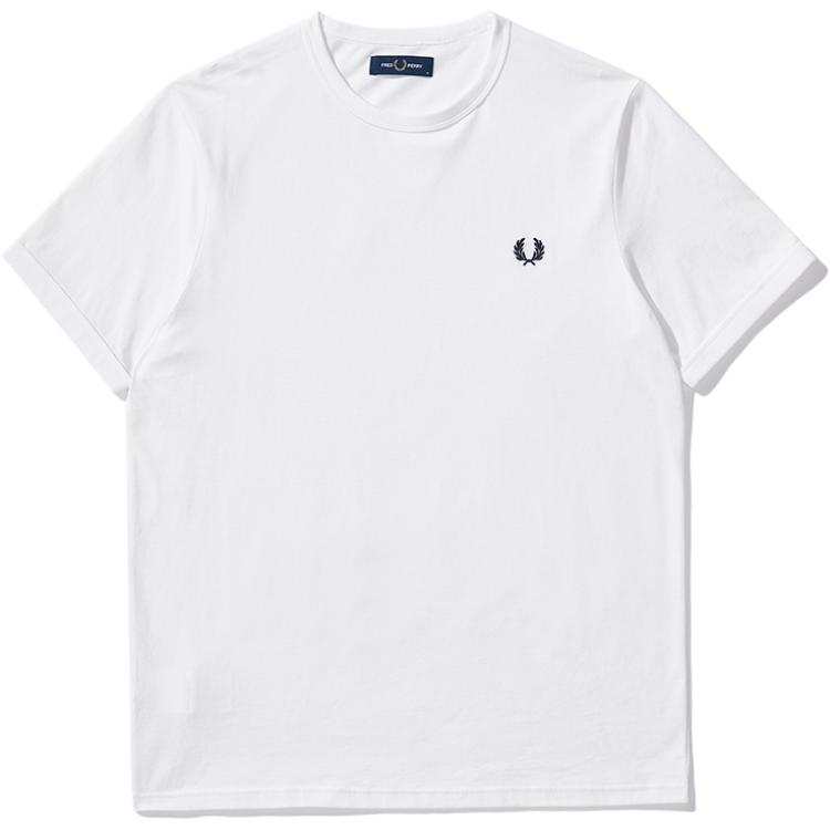 FRED PERRY Fred Perry logo-embroidered cotton T-shirt