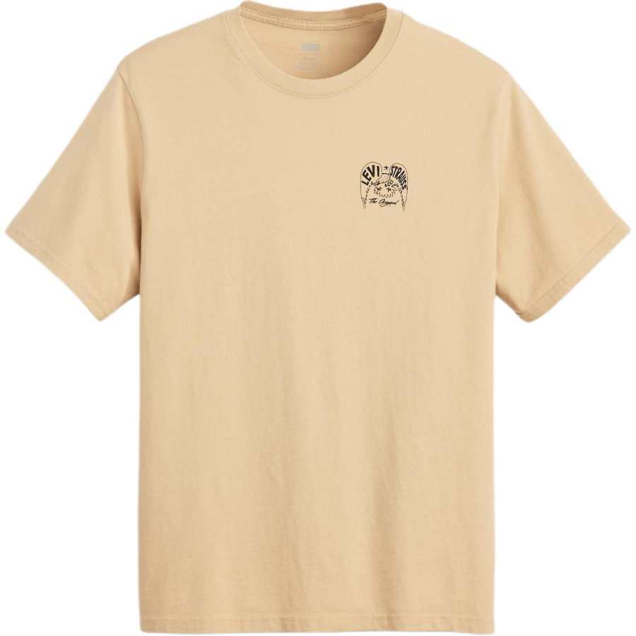 Levis Levis T Shirts Men's Brown Crew Neck Moderate
