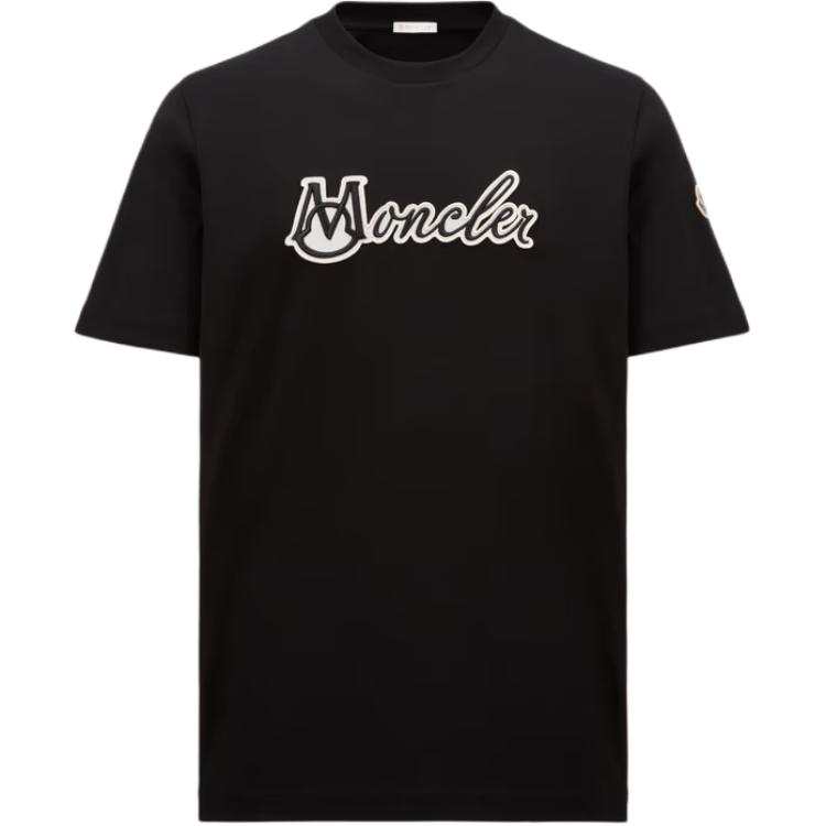 Moncler Logo Patch Crewneck T Shirt