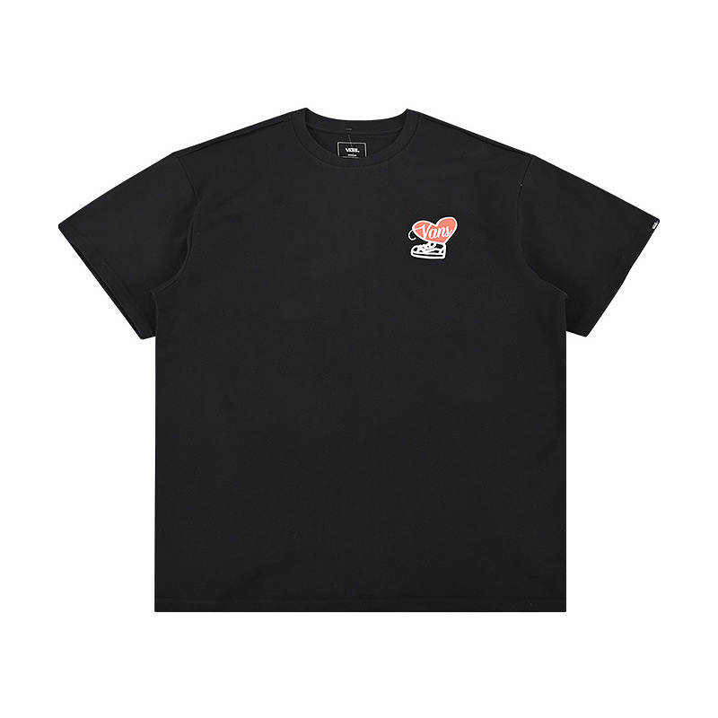 Vans Vans T Shirts Men's Black Crew Neck Moderate