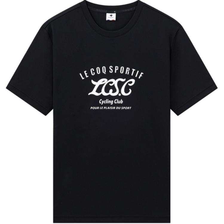 Le Coq Sportif T Shirts Men's Crew Neck Moderate Straight Fit