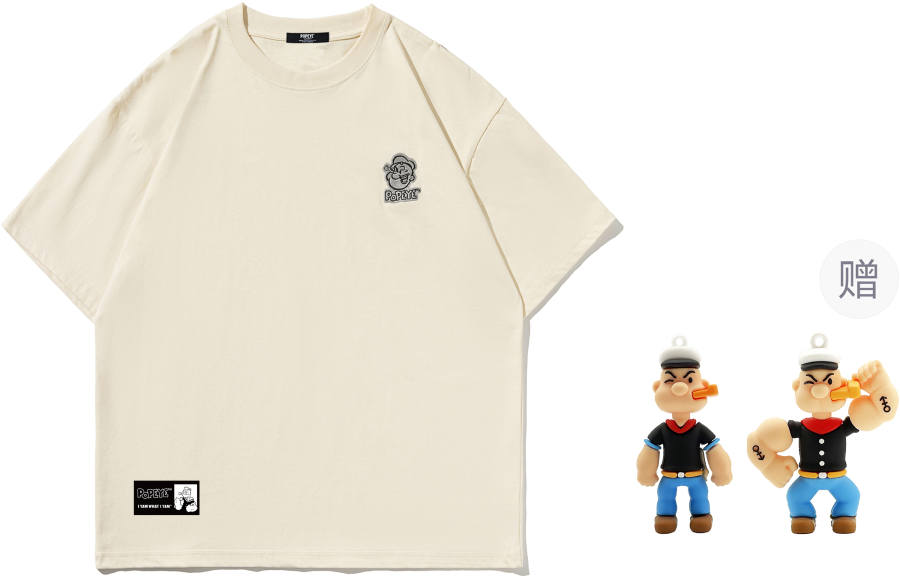 POPEYE T Shirt, Summer Unisex Gift Box Set Included