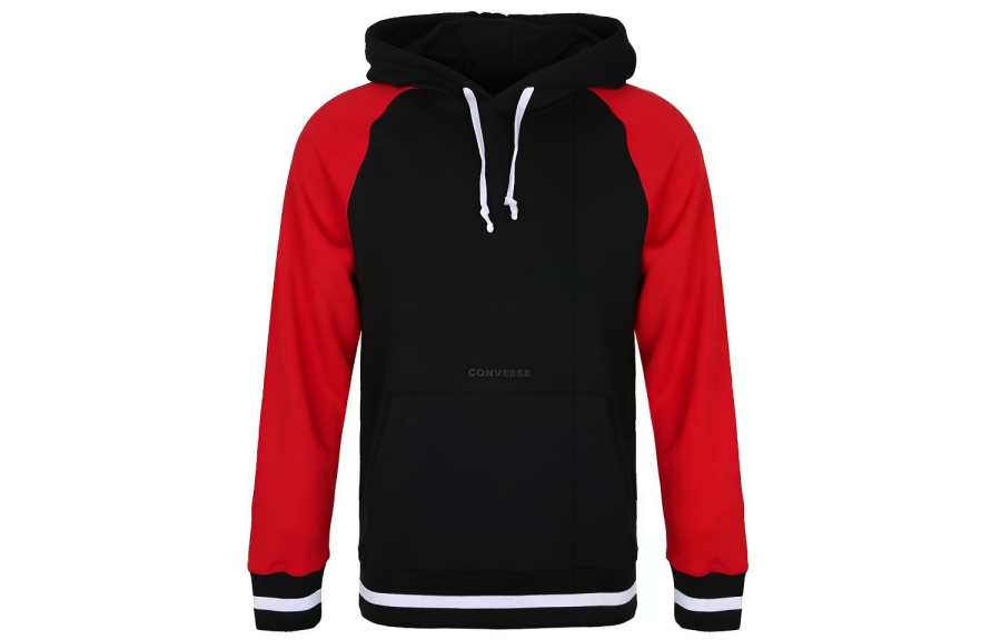 Converse Converse Sweatshirts Men's Black Hooded Thickened Other