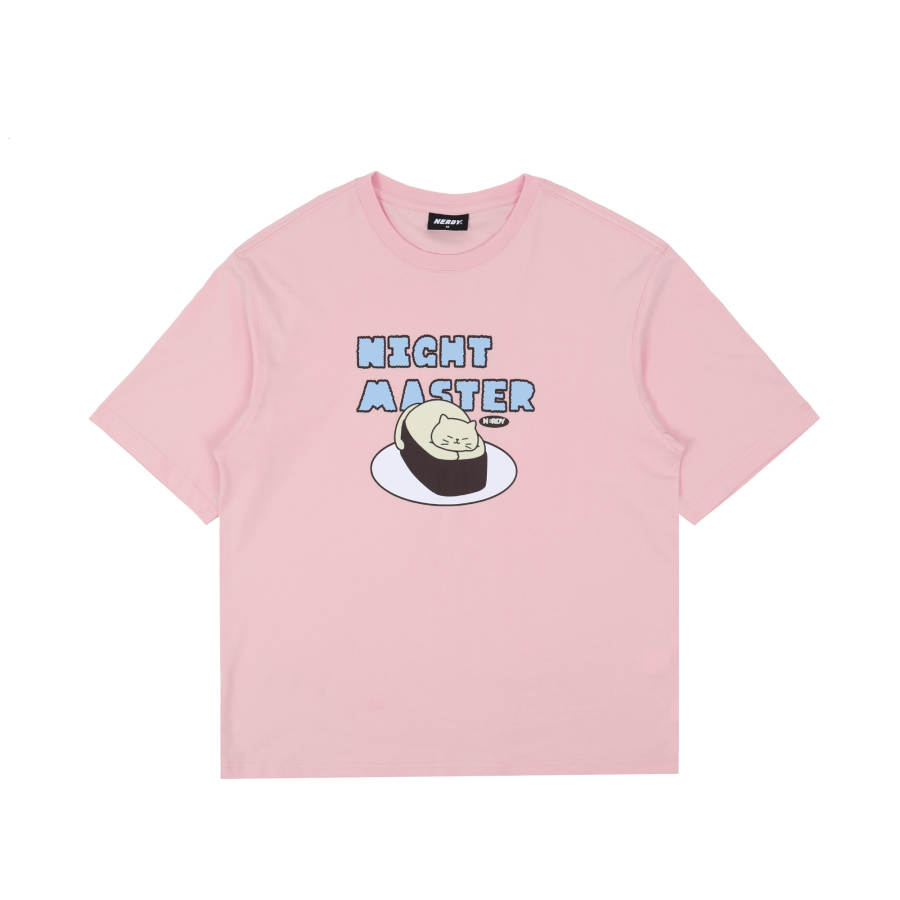 Nerdy T Shirt Unisex Light Pink