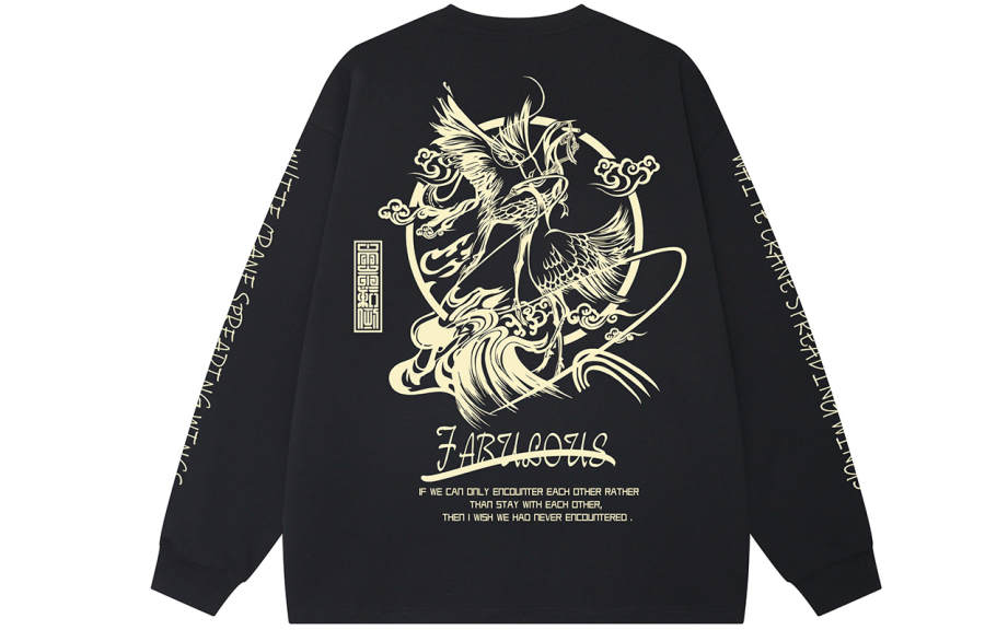 SANSYAS T Shirts Unisex Black Crew Neck Moderate