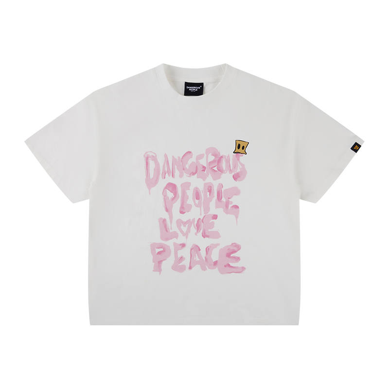 DANGEROUSPEOPLE T Shirts Unisex Crew Neck Moderate Straight Fit