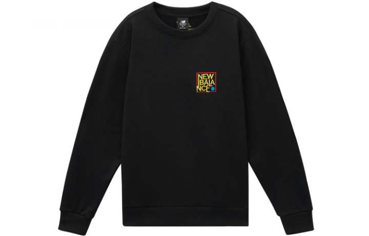New Balance New Balance Sweatshirts Men's Black Crew Neck Moderate Regular