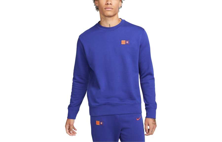 Nike Nike Sweatshirts Men's Dark Royal Blue Crew Neck Moderate Other