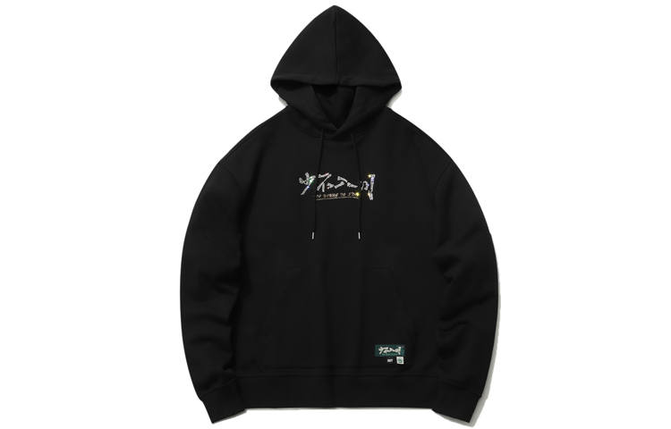 Li-Ning Li Ning Sweatshirts Unisex Black Hooded Moderate Regular
