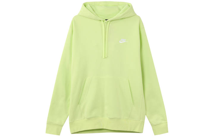 Nike Nike Sweatshirts Men's Light Lime Hooded Thickened Regular