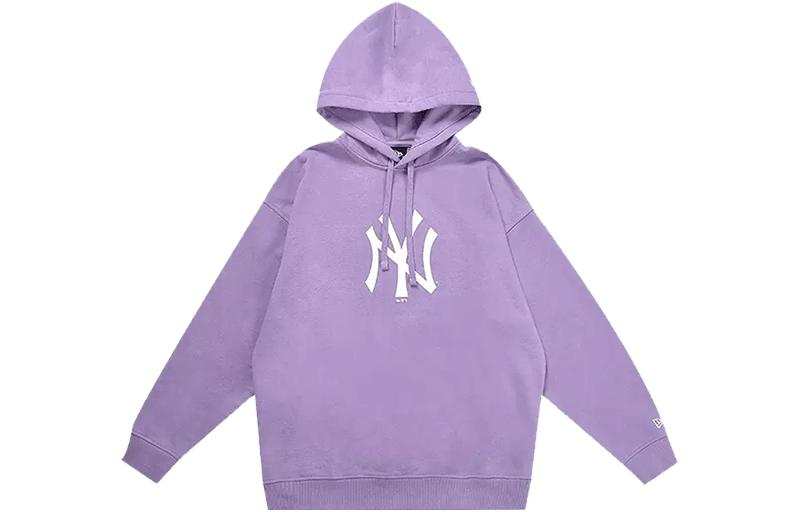 New Era Sweatshirts Unisex Purple Hooded Non Detachable Moderate