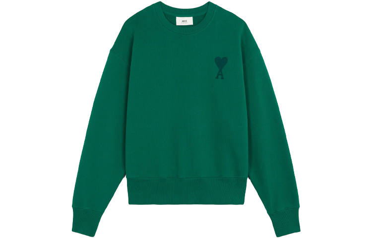 AMIPARIS Ami Paris Ami De Coeur Boxy Fit Crewneck