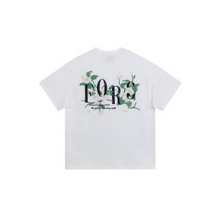 FORNINES T Shirts Unisex Crew Neck Moderate Heavyweight