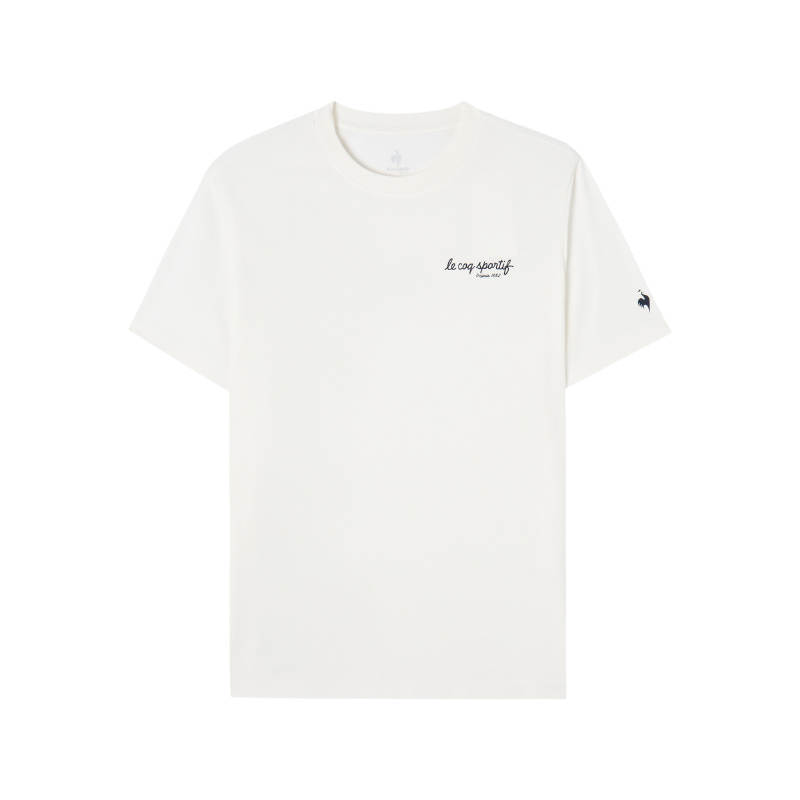Le Coq Sportif T Shirts Men's Crew Neck Moderate Straight Fit