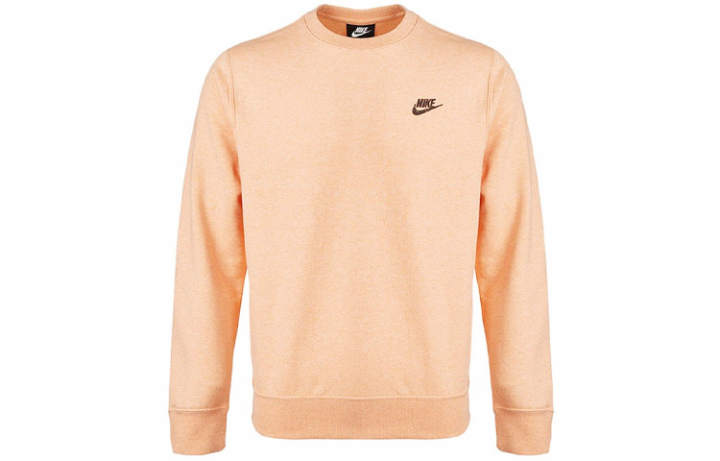 Nike Nike Sweatshirts Men's Apricot Pink Crew Neck Moderate Regular