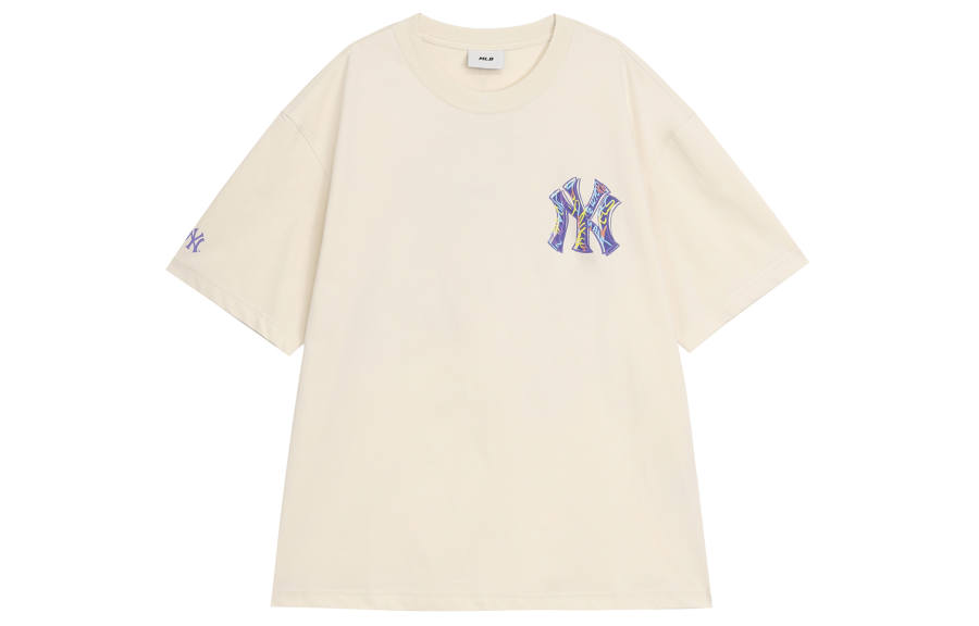 MLB New York Yankees T Shirt Unisex Dark Cream