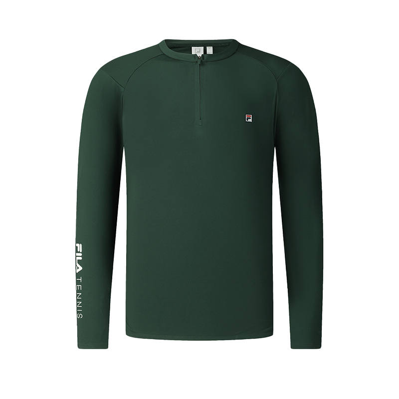 FILA T Shirts Men's Ocean Green Crew Neck