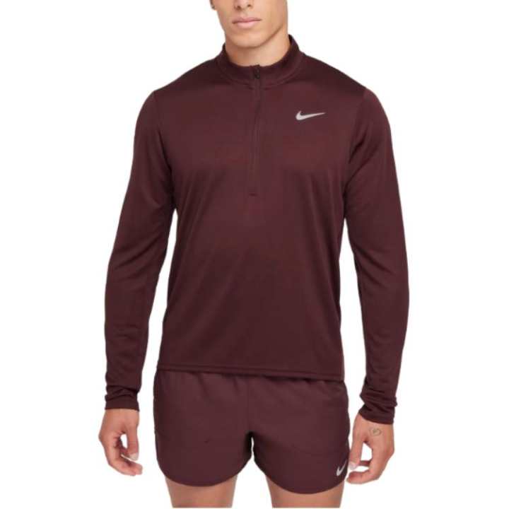 Nike Nike T Shirts Men's Burgundy Half Turtleneck