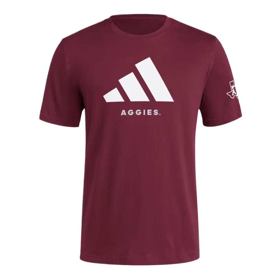 Adidas Adidas Free Shipping With AdiClub Texas A&M Playmaker Tee