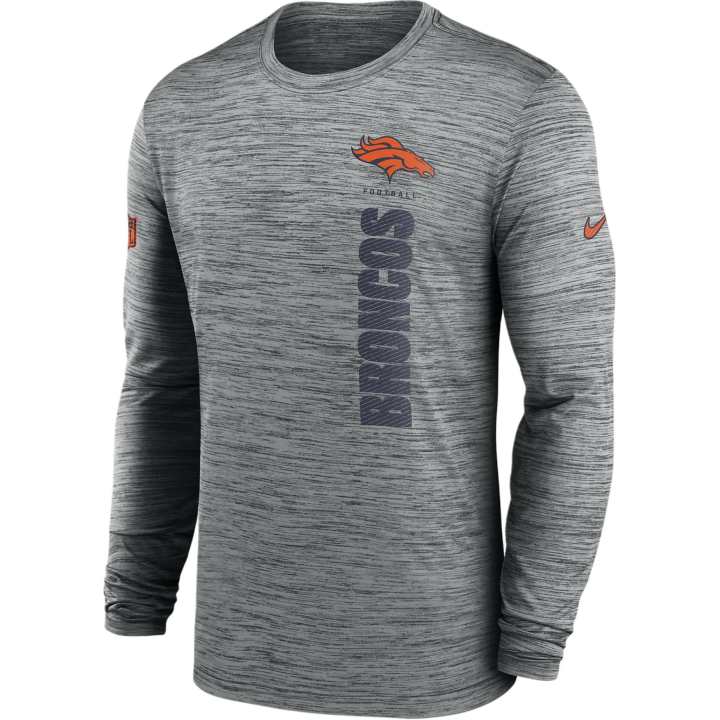 Nike Nike Denver Broncos Sideline Velocity Men's Nike Dri FIT Nfl Long Sleeve T Shirt