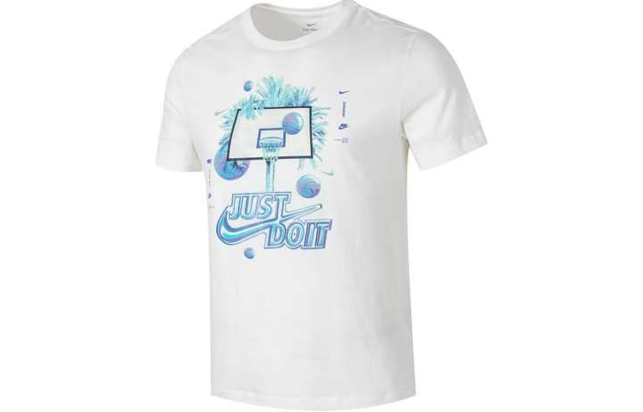Nike Nike T Shirts Men's White Crew Neck Moderate