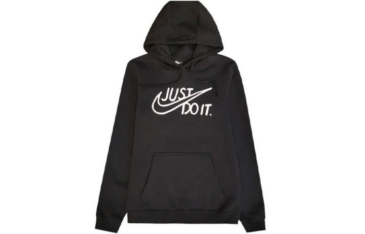 Nike Nike Sweatshirts Men's Black Hooded Moderate Regular