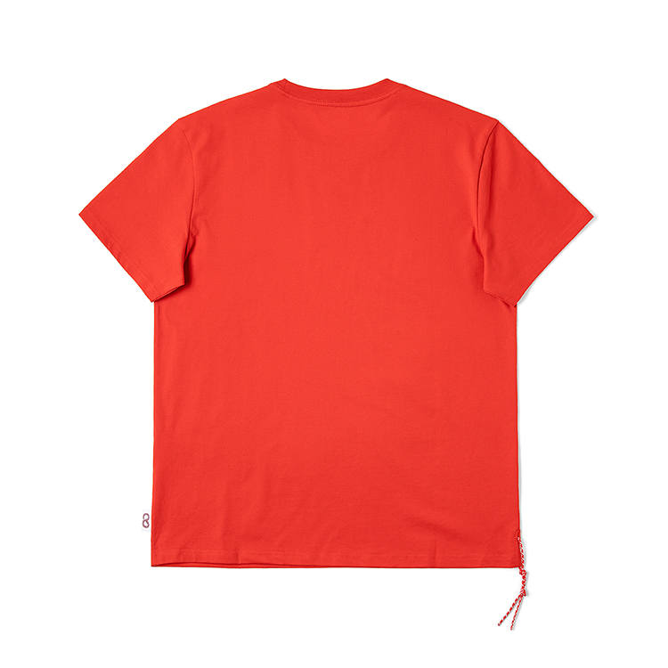 Lee Lee T Shirts Men's Red Crew Neck Moderate