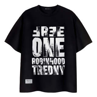 ROBINHOOD T Shirt Unisex Black White Text