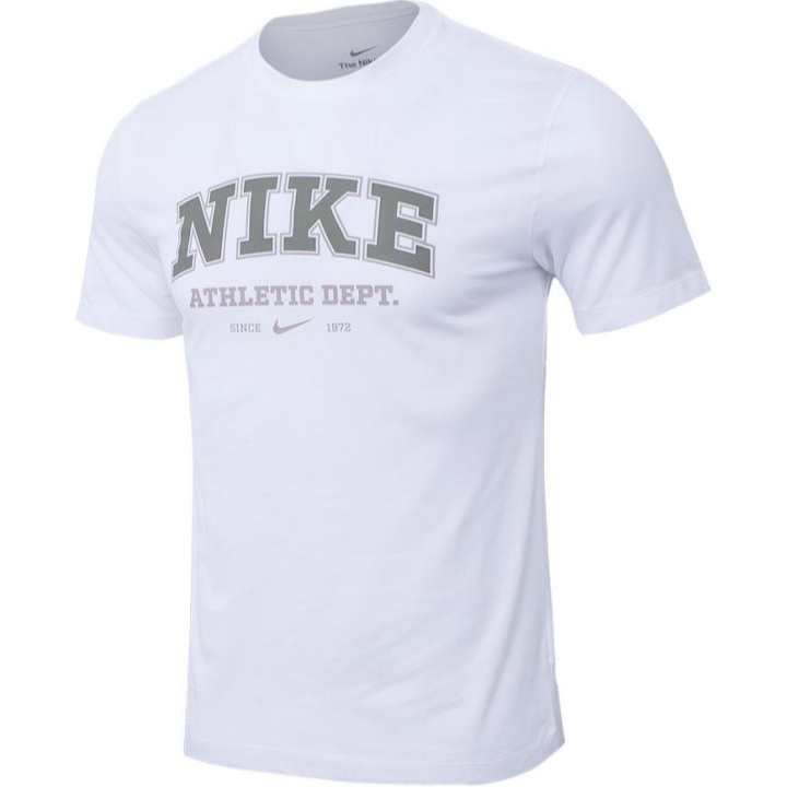 Nike Nike T Shirts Men's White Crew Neck Straight Fit