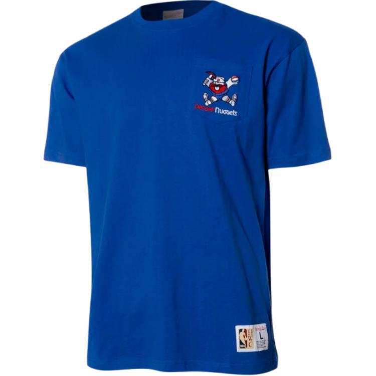Mitchell Ness Mitchell Ness x NBA Denver Nuggets T Shirt Men's Blue