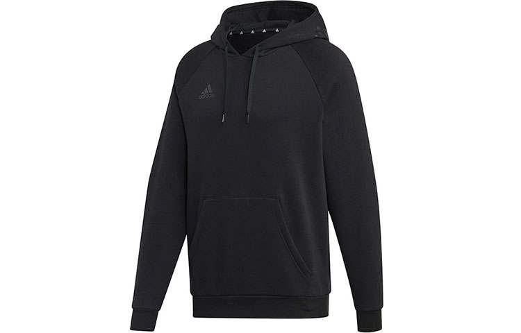 Adidas Adidas Sweatshirts Men's Black Hooded Moderate Regular