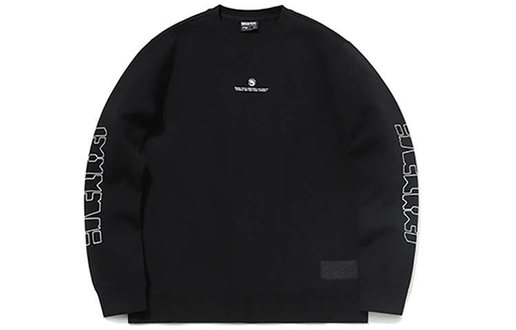 Li-Ning Li Ning Sweatshirts Men's Black Crew Neck Moderate Regular