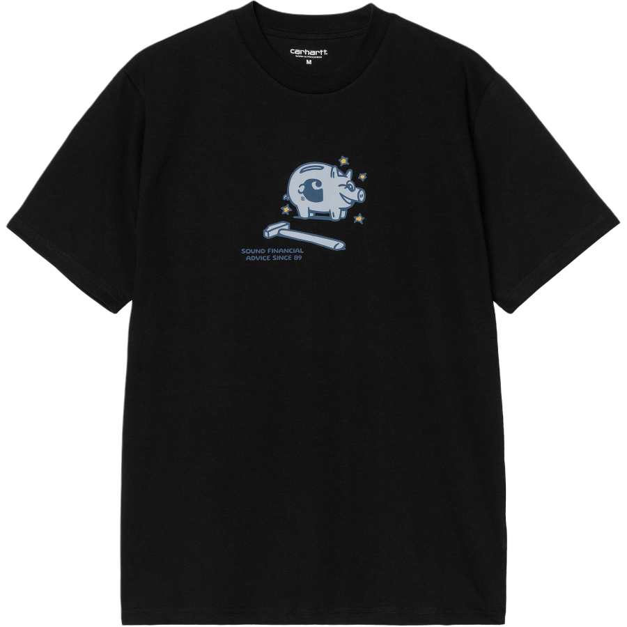 Carhartt WIP T Shirts Men's Black Crew Neck