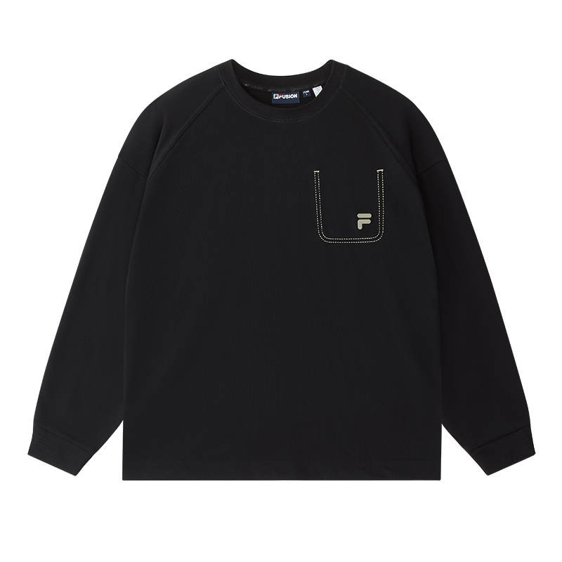 FILA FUSION FUSIONEER T Shirt Unisex Jet Black