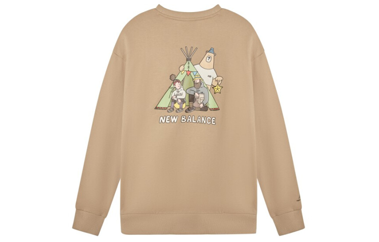 New Balance New Balance Sweatshirts Unisex Brown Crew Neck Moderate