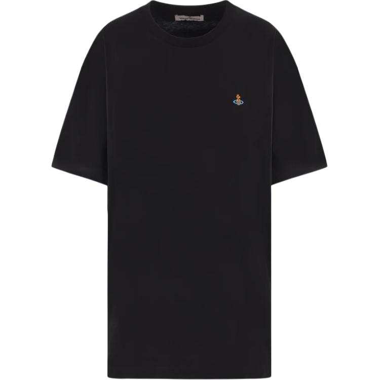 Vivienne Westwood Logo Embroidered Crewneck T Shirt