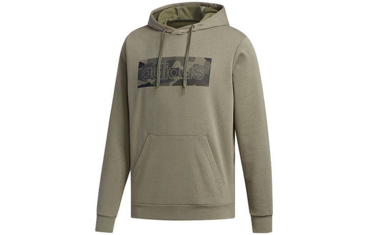 Adidas Adidas Sweatshirts Men's Grass Green Hooded Moderate