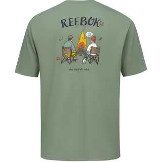 Reebok T Shirt Unisex Light Army Green