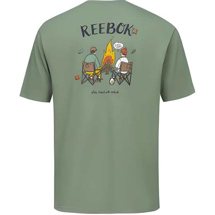 Reebok Reebok T Shirt Unisex Light Army Green