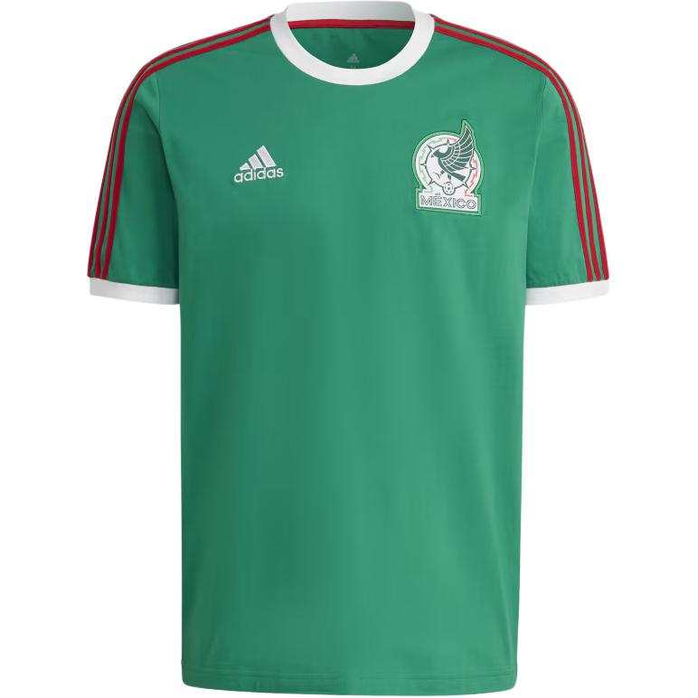 Adidas Adidas T Shirts Men's Green Crew Neck Moderate Straight Fit